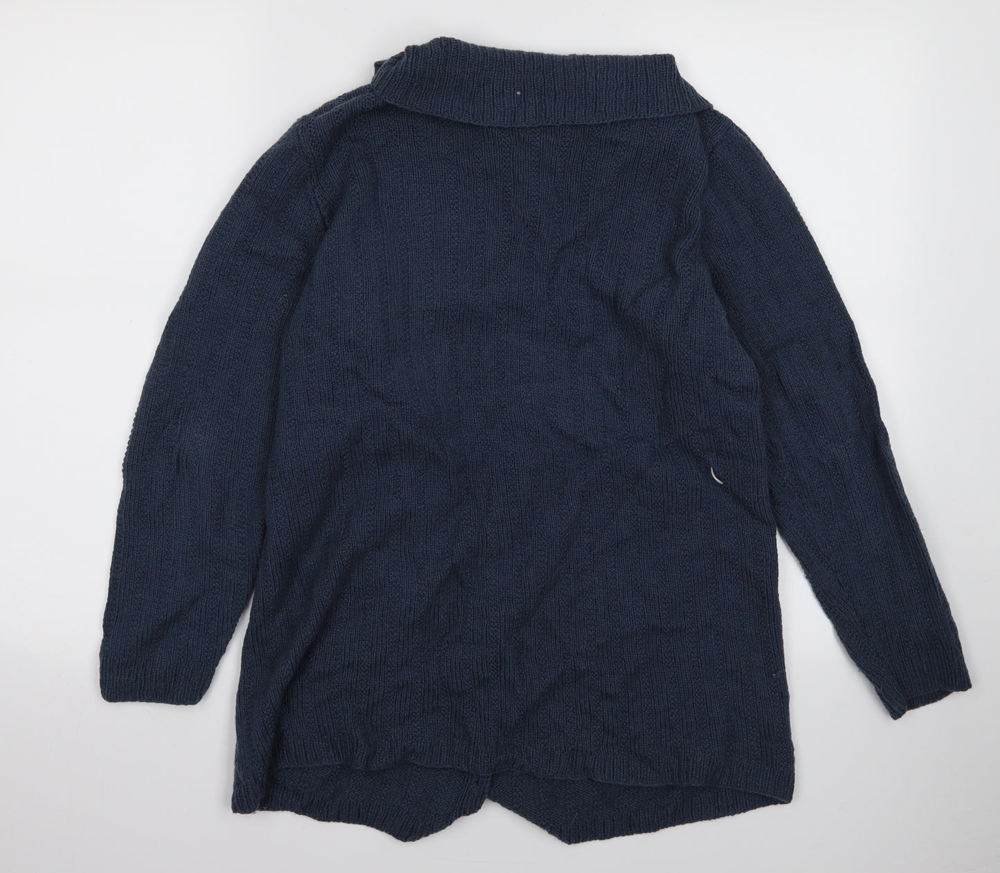Preworn Womens Blue   Cardigan Jumper Size M