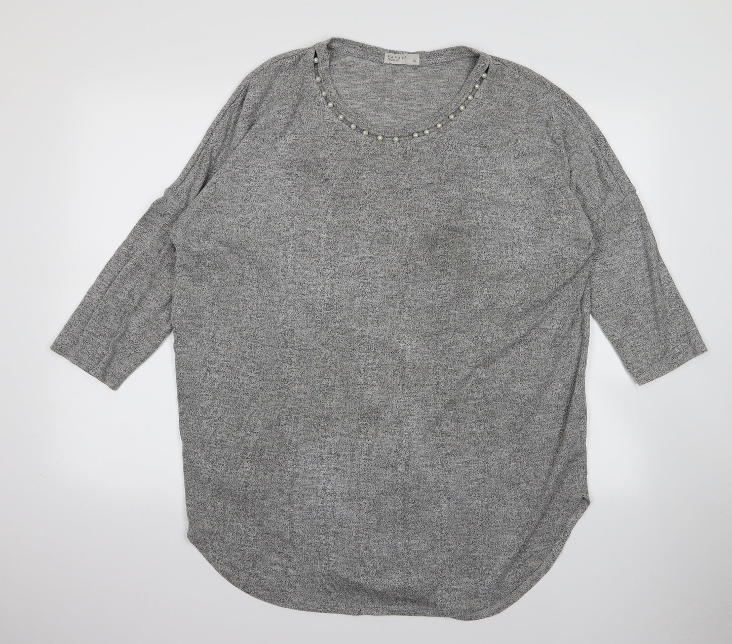 Papaya Womens Green   Pullover Jumper Size XL