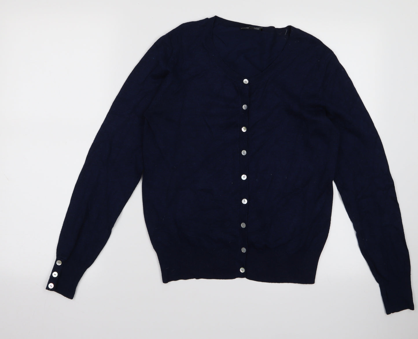 Preworn Womens Blue   Cardigan Jumper Size 12