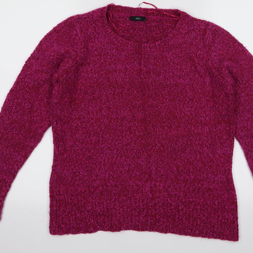 m&s Womens Purple   Pullover Jumper Size 14
