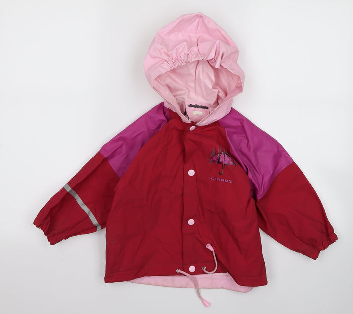 cirrus Baby Pink Rain Coat Jacket Size 12 Months
