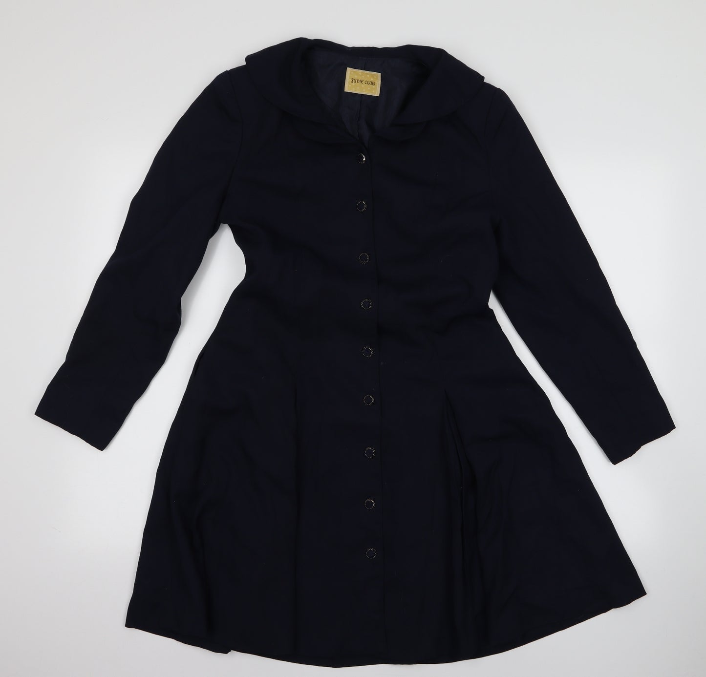 Preworn Womens Blue   Overcoat Jacket Size M