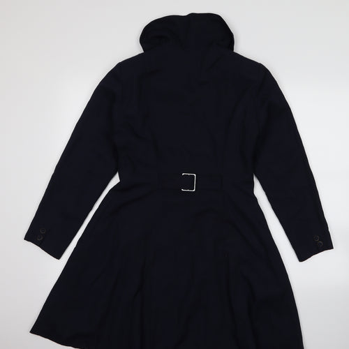 Preworn Womens Blue   Overcoat Jacket Size M