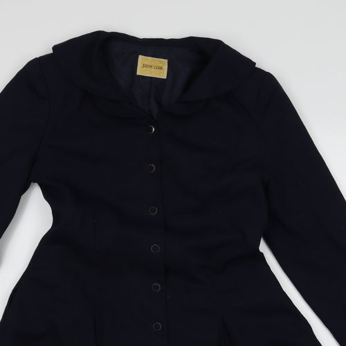 Preworn Womens Blue   Overcoat Jacket Size M
