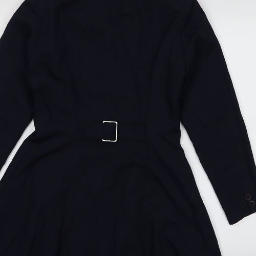 Preworn Womens Blue   Overcoat Jacket Size M