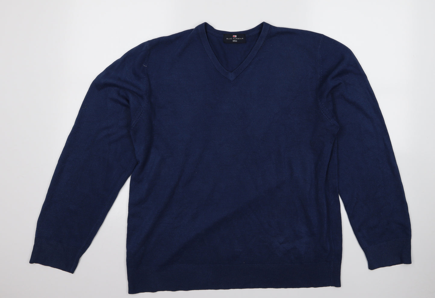 Preworn Womens Blue  Rayon Pullover Jumper Size L