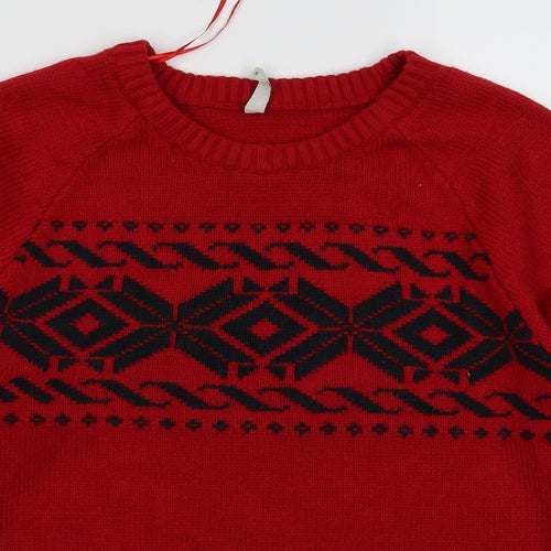 Preworn Womens Red   Pullover Jumper Size 10