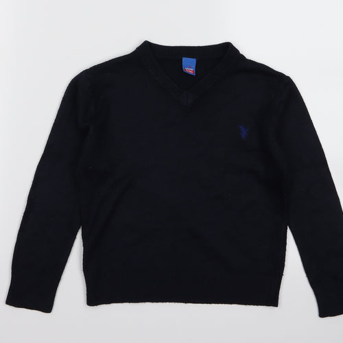 Preworn Girls Blue   Pullover Jumper Size 5 Years
