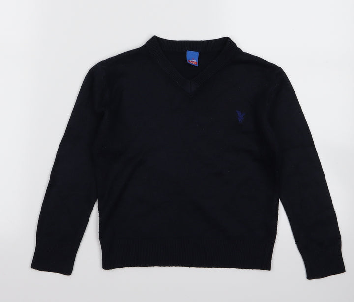 Preworn Girls Blue   Pullover Jumper Size 5 Years