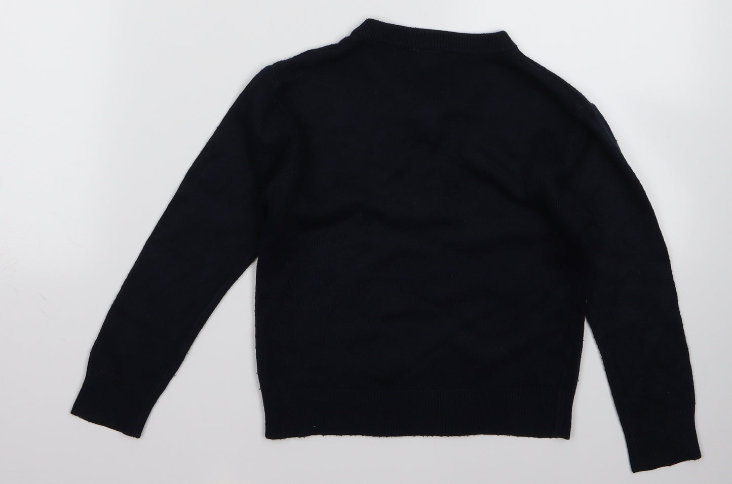 Preworn Girls Blue   Pullover Jumper Size 5 Years