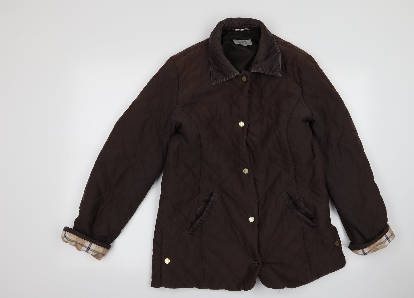 m&s Womens Brown   Jacket  Size 12