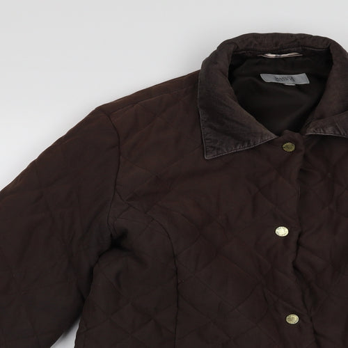 m&s Womens Brown   Jacket  Size 12