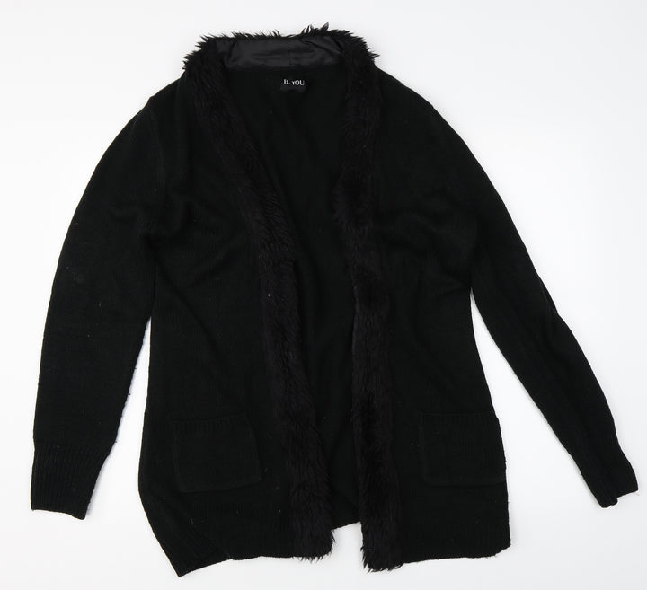 By You Womens Black   Overcoat Coat Size 12