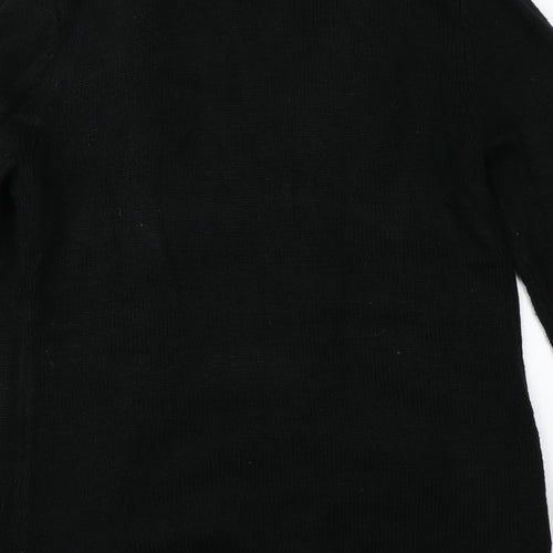 By You Womens Black   Overcoat Coat Size 12