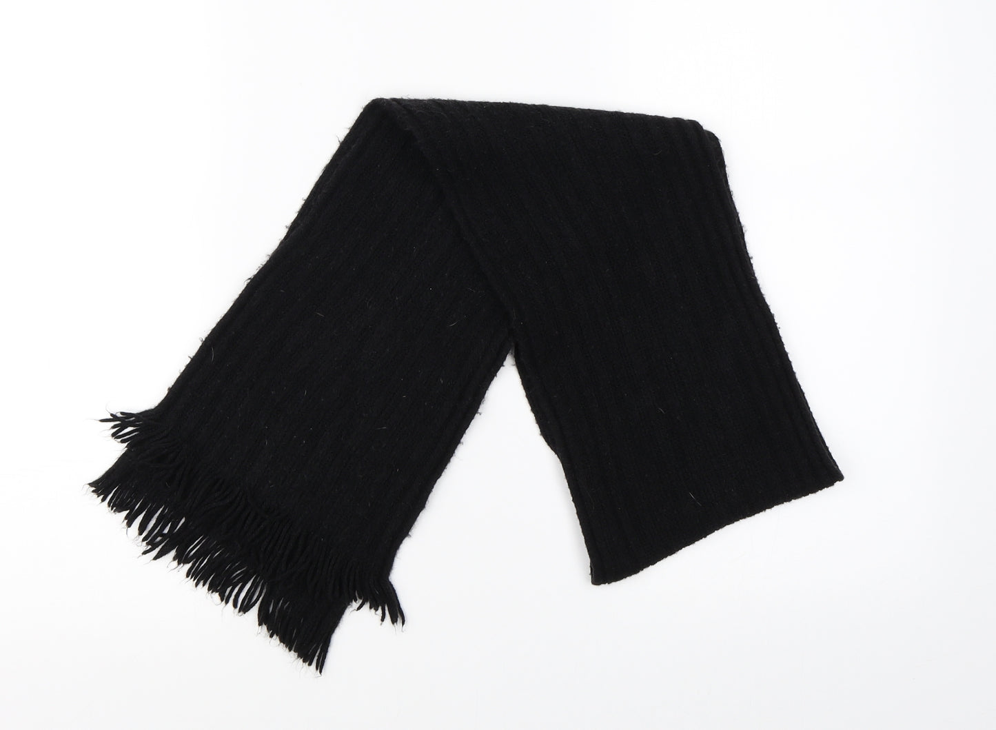 Preworn Womens Black    Scarf