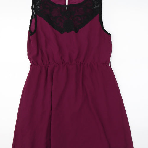 Petites Womens Pink   Shift  Size 12