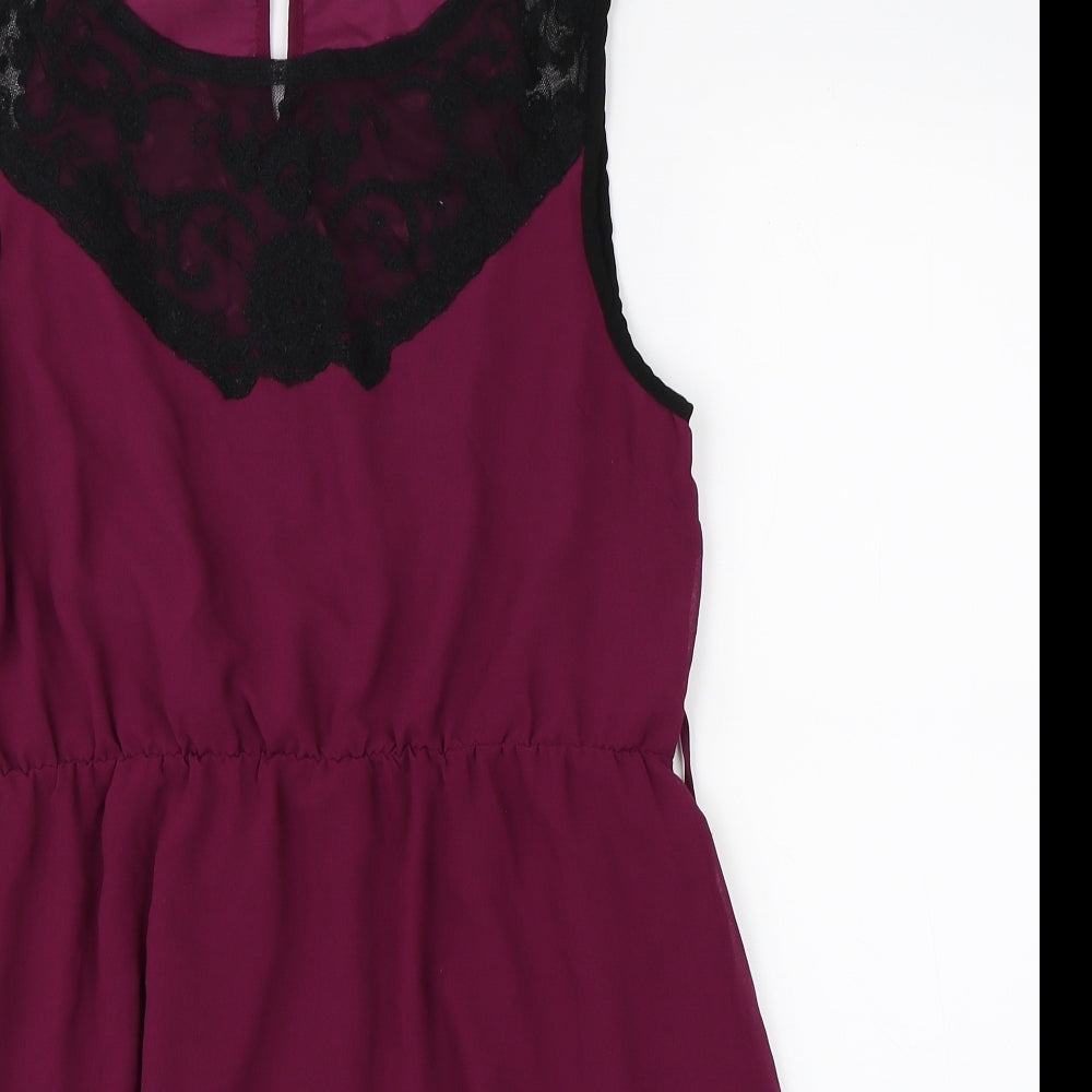 Petites Womens Pink   Shift  Size 12