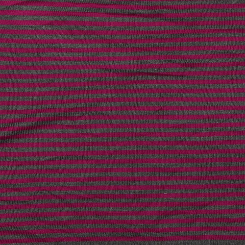 BHS Womens Pink Striped  Pullover Jumper Size 14
