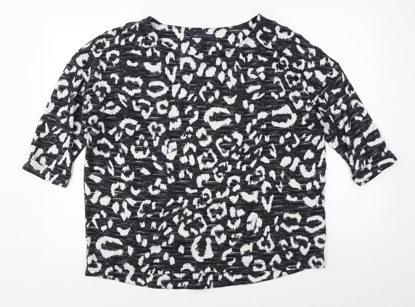 Marks & Spencer Womens Multicoloured Floral  Pullover Jumper Size 14