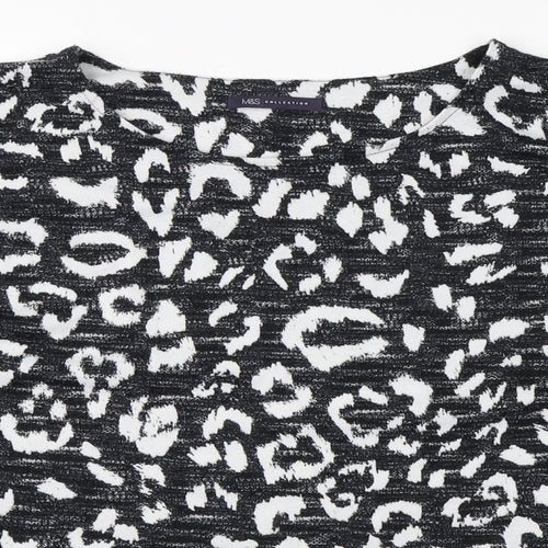Marks & Spencer Womens Multicoloured Floral  Pullover Jumper Size 14