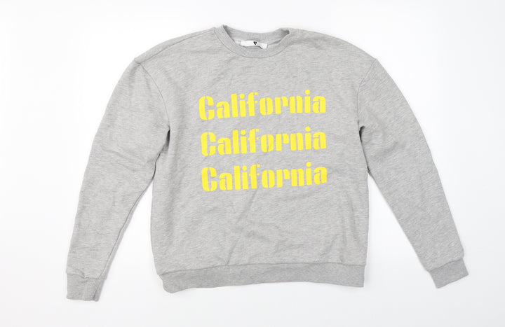 Very Womens Grey Pullover Sweatshirt Size 12