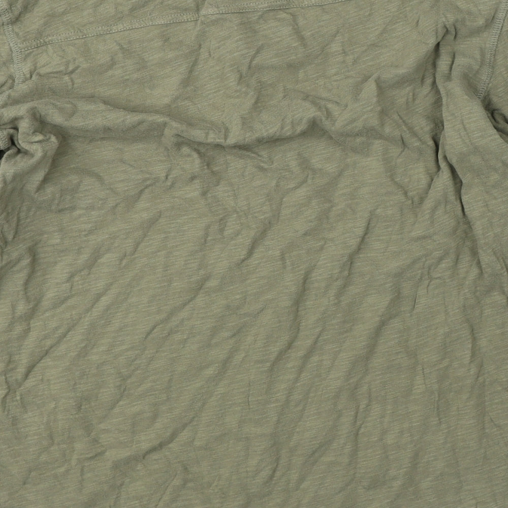 Fat Face Mens Green    T-Shirt Size M