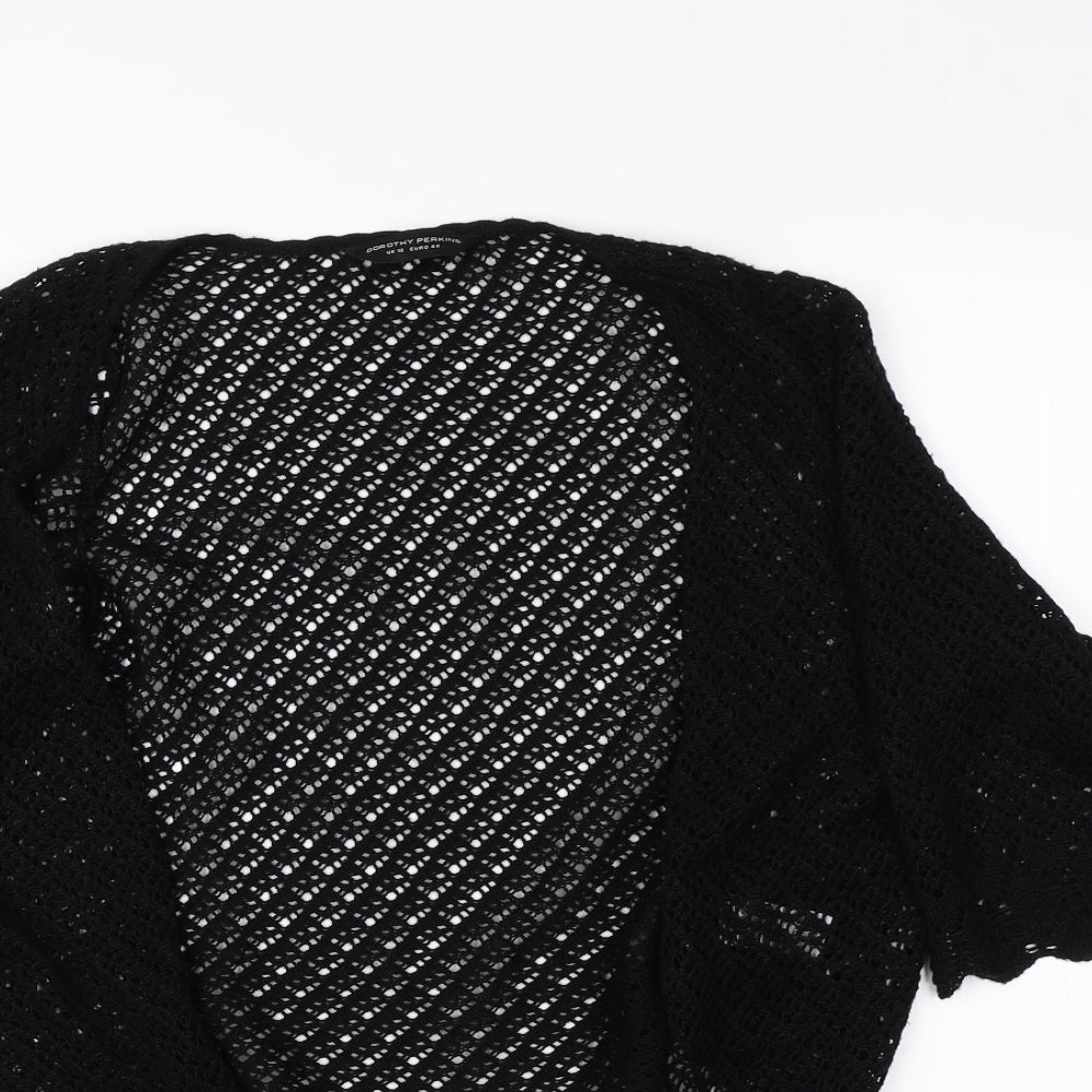 Dorothy Perkins Womens Black   Cardigan Jumper Size 12