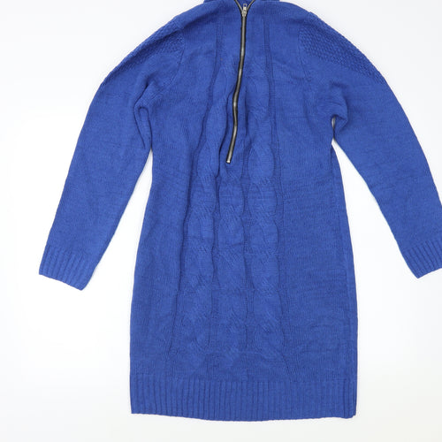 Preworn Womens Blue   Jumper Dress  Size S