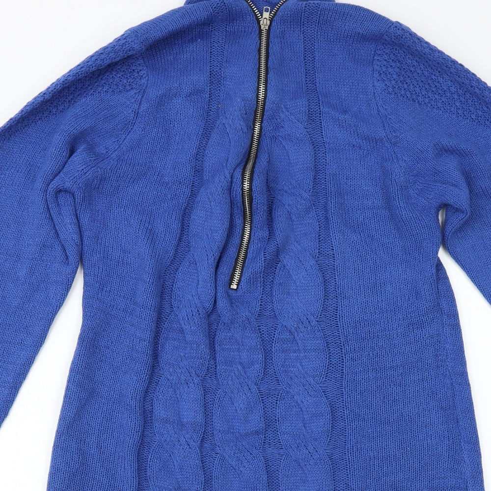 Preworn Womens Blue   Jumper Dress  Size S