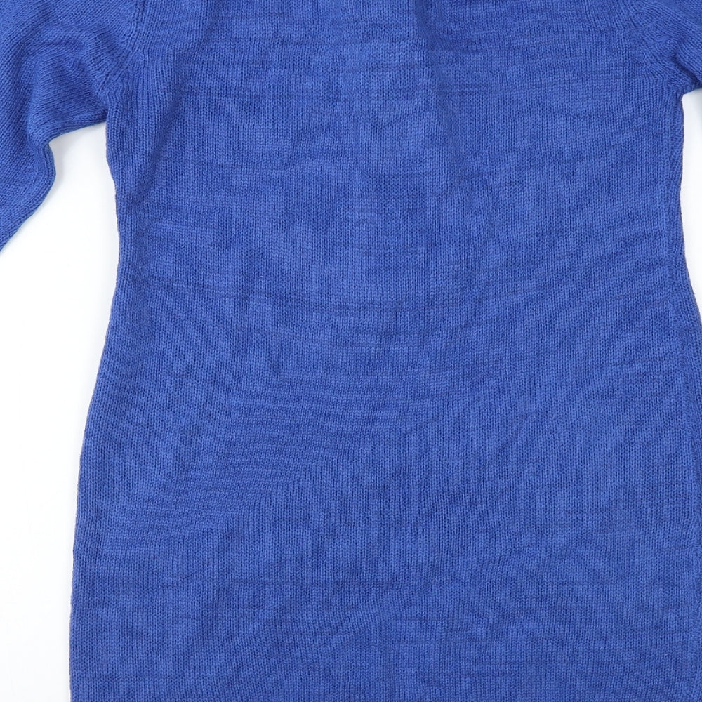 Preworn Womens Blue   Jumper Dress  Size S