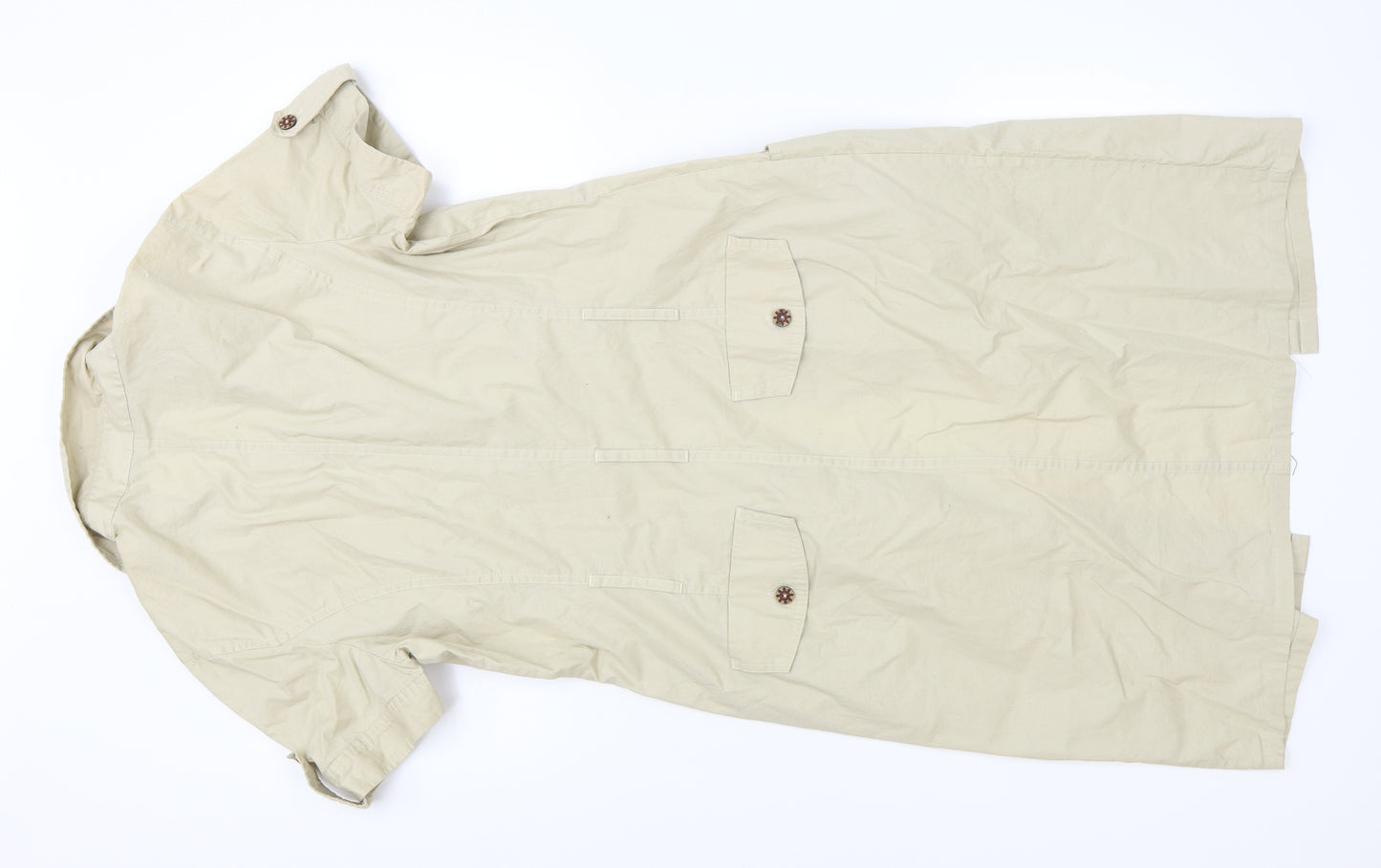 Per Una Womens Beige   Shirt Dress  Size 12