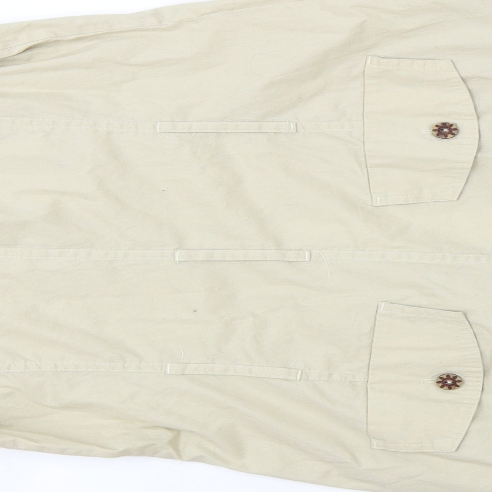 Per Una Womens Beige   Shirt Dress  Size 12
