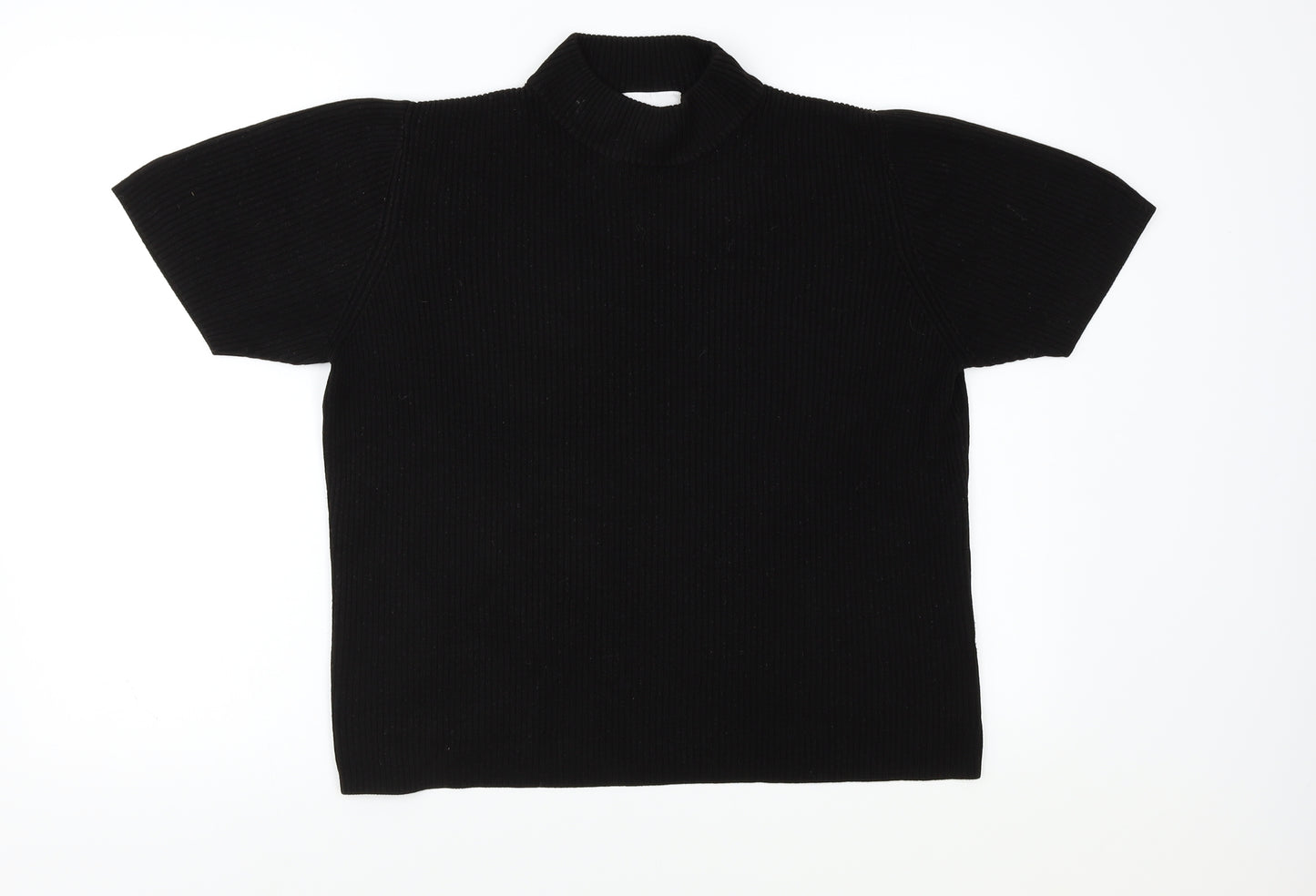 BHS Womens Black   Basic T-Shirt Size 18