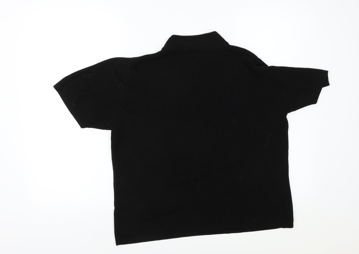BHS Womens Black   Basic T-Shirt Size 18