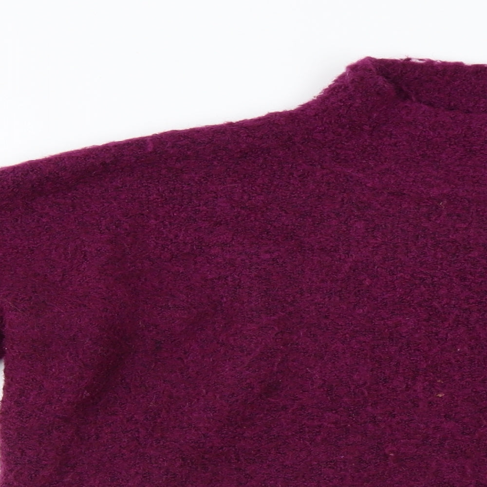 George Womens Purple   Pullover Jumper Size M