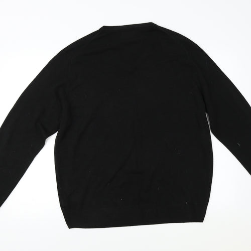 F&F Mens Black   Pullover Jumper Size XL