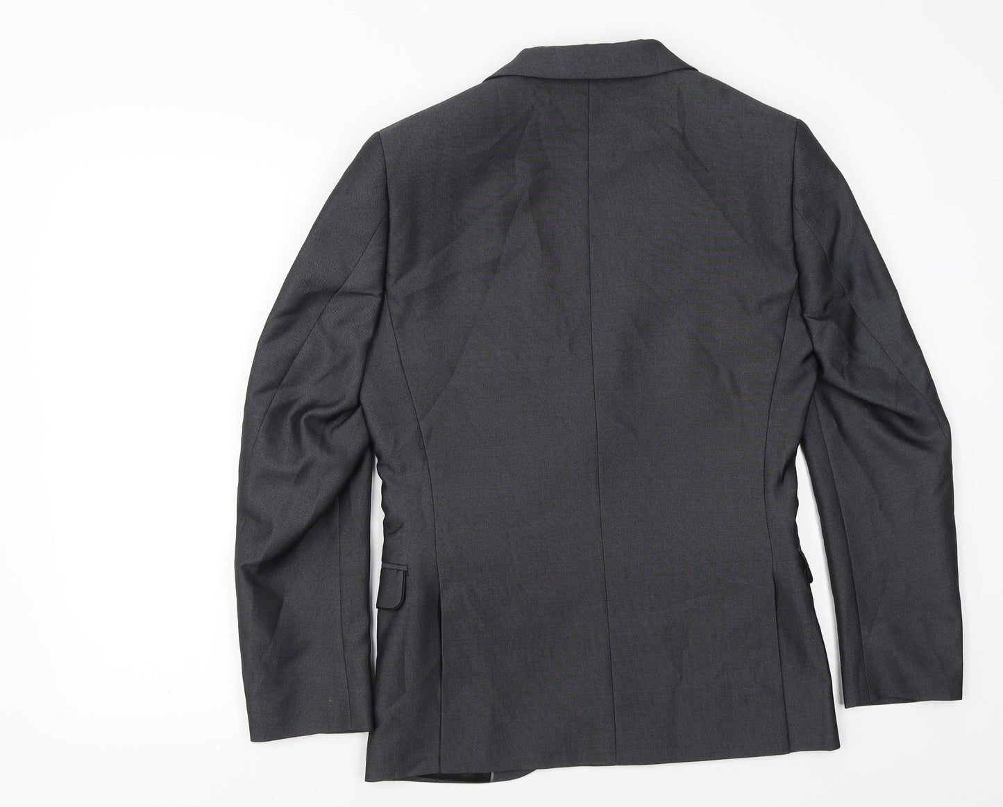 OneSix5ive Womens Grey Herringbone  Jacket Blazer Size S