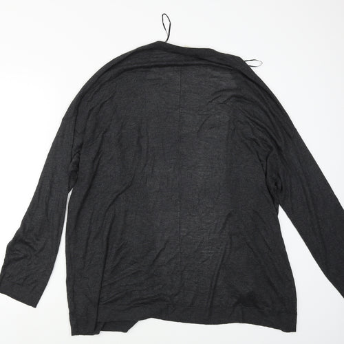 H&M Womens Grey   Cardigan Jumper Size M