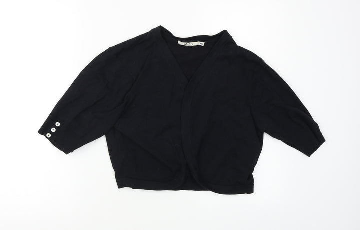 M&Co Womens Black   Cardigan Jumper Size XL