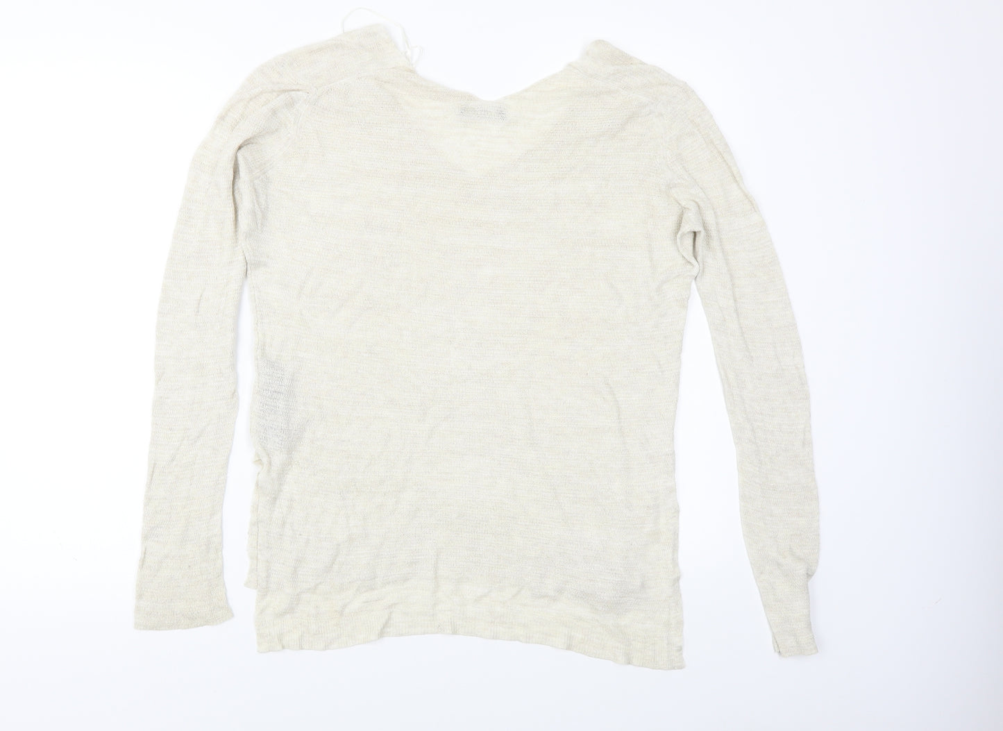 Zara Womens Beige   Pullover Jumper Size M