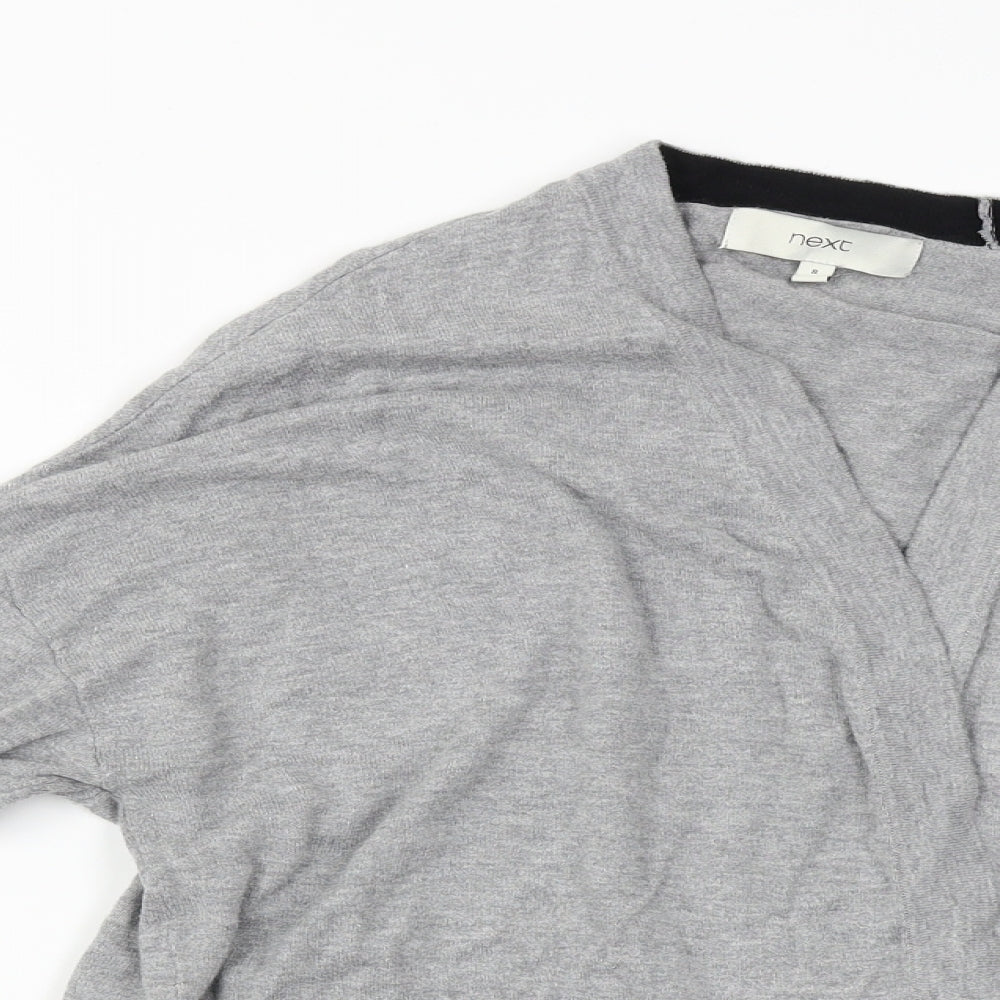 NEXT Womens Grey   Cardigan Jumper Size 8