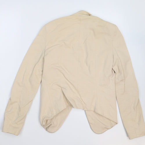 Topshop Womens Beige   Jacket Blazer Size 8