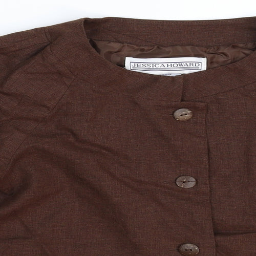 Jessica Howard Womens Grey   Jacket Blazer Size 10