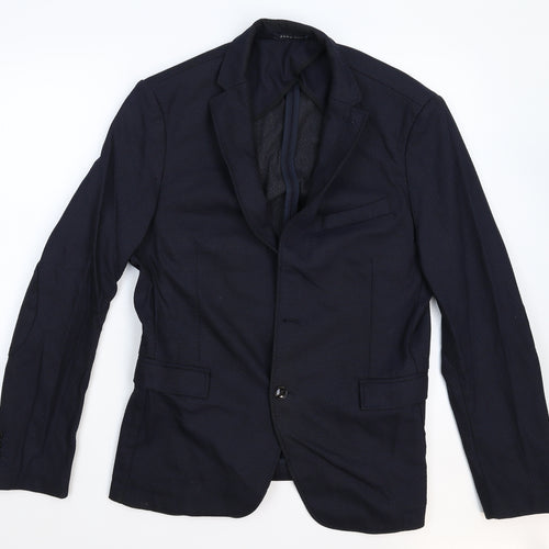Zara Womens Blue   Jacket Blazer Size 44