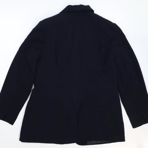 Bianca Womens Blue   Jacket Suit Jacket Size 14