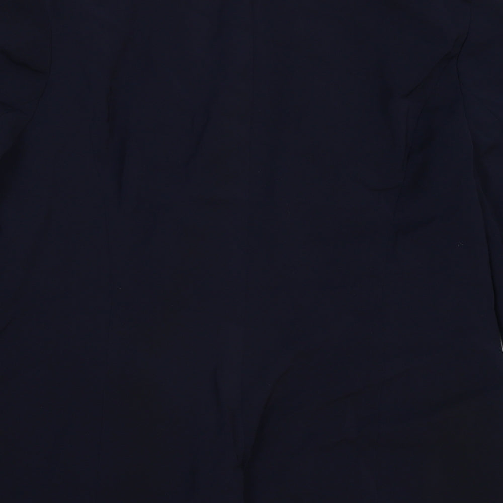Bianca Womens Blue   Jacket Suit Jacket Size 14