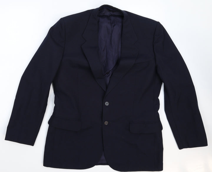St Michael Mens Blue Jacket Suit Jacket Size 40