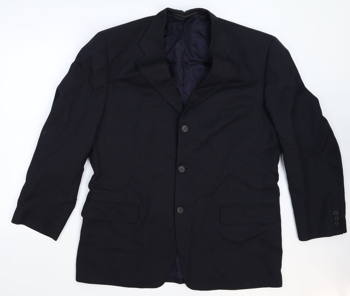 Marks and Spencer Mens Blue   Jacket Suit Jacket Size 44