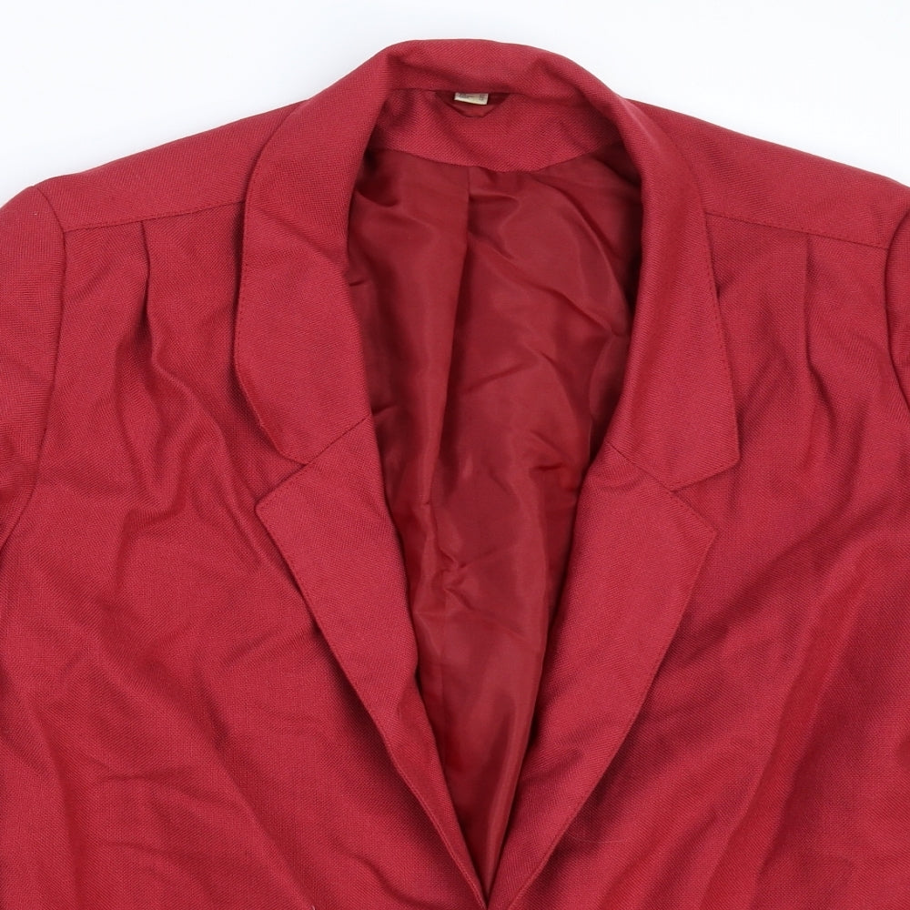 Owen Lewis Womens Pink   Jacket Blazer Size 14