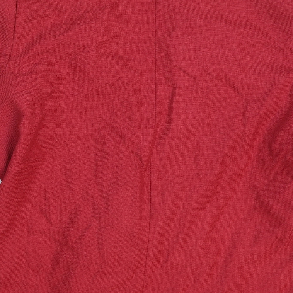 Owen Lewis Womens Pink   Jacket Blazer Size 14